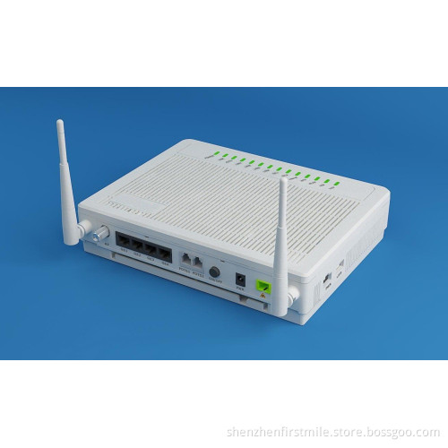 FTTH Gpon Ont Olt with 4ge+WiFi+CATV Onaccess G600-04G-2V-W-TV